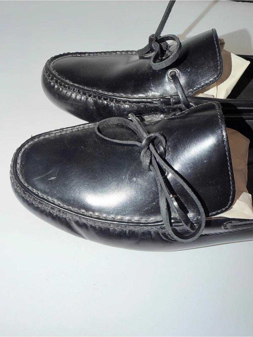 Cole Haan Black Leather Men’s Driving Loafers, Sz 9 M